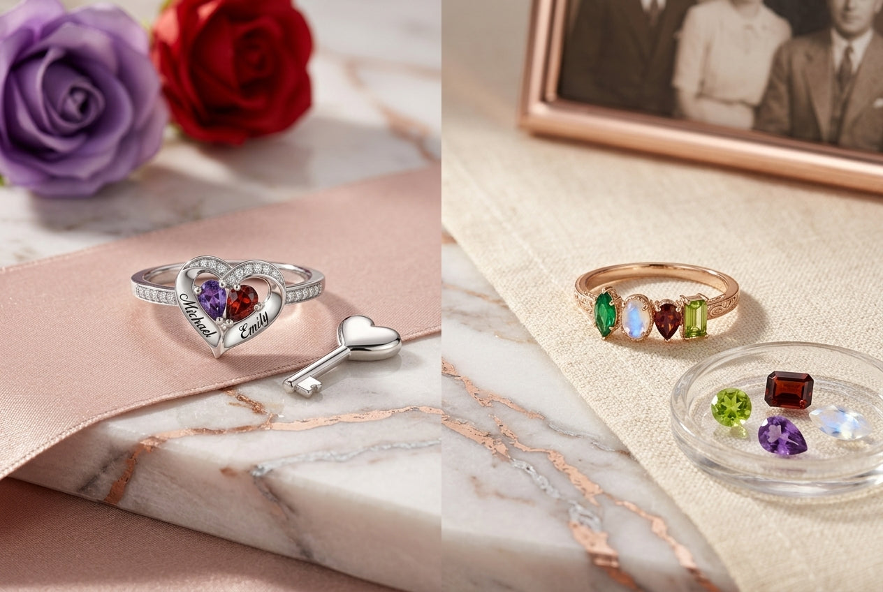 Grandma ring family-size comparison