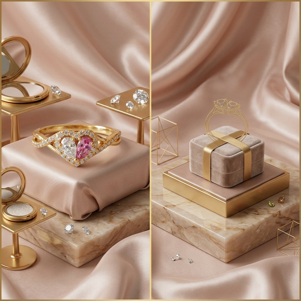 Two-stone ring architecture comparison