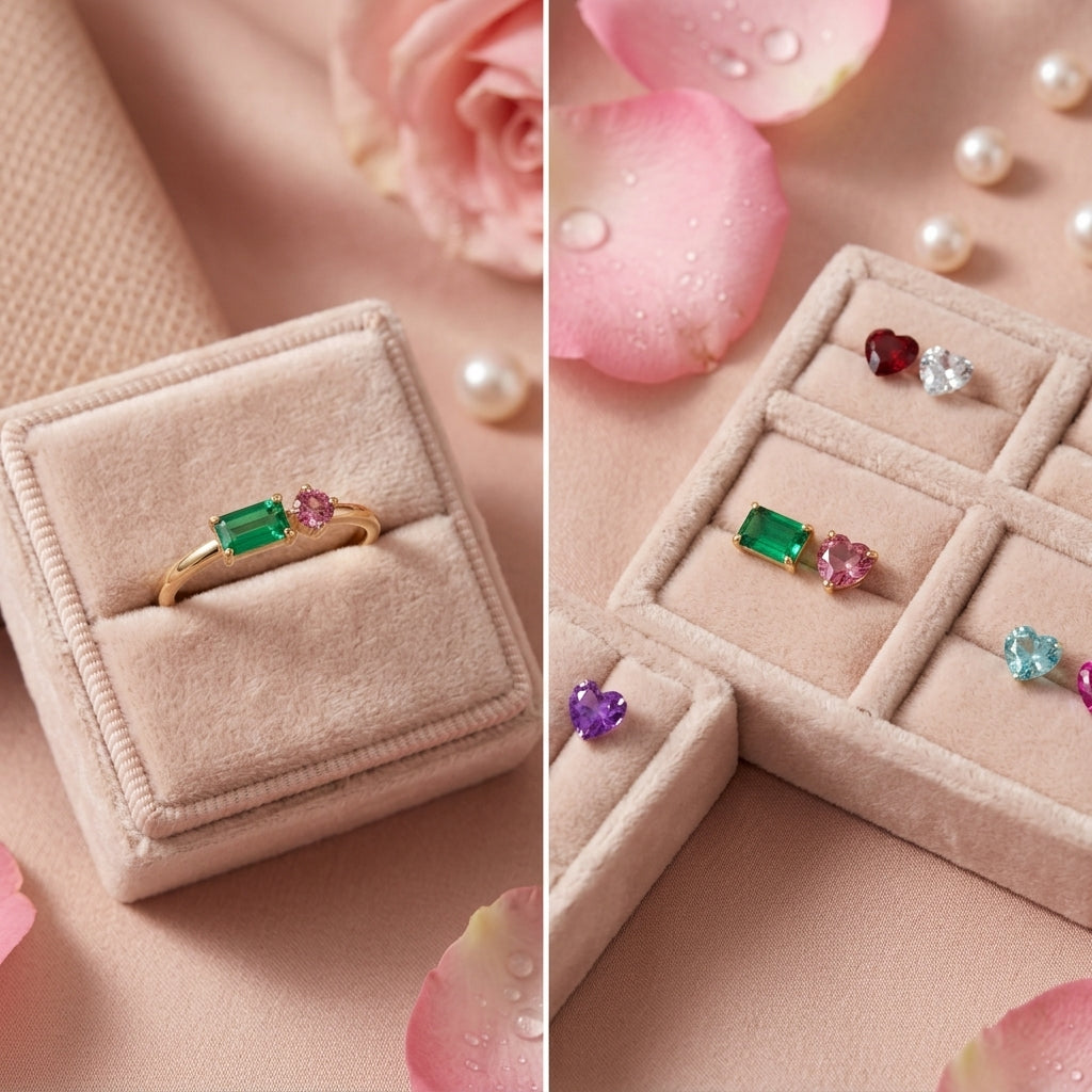 One stone versus two-person ring option