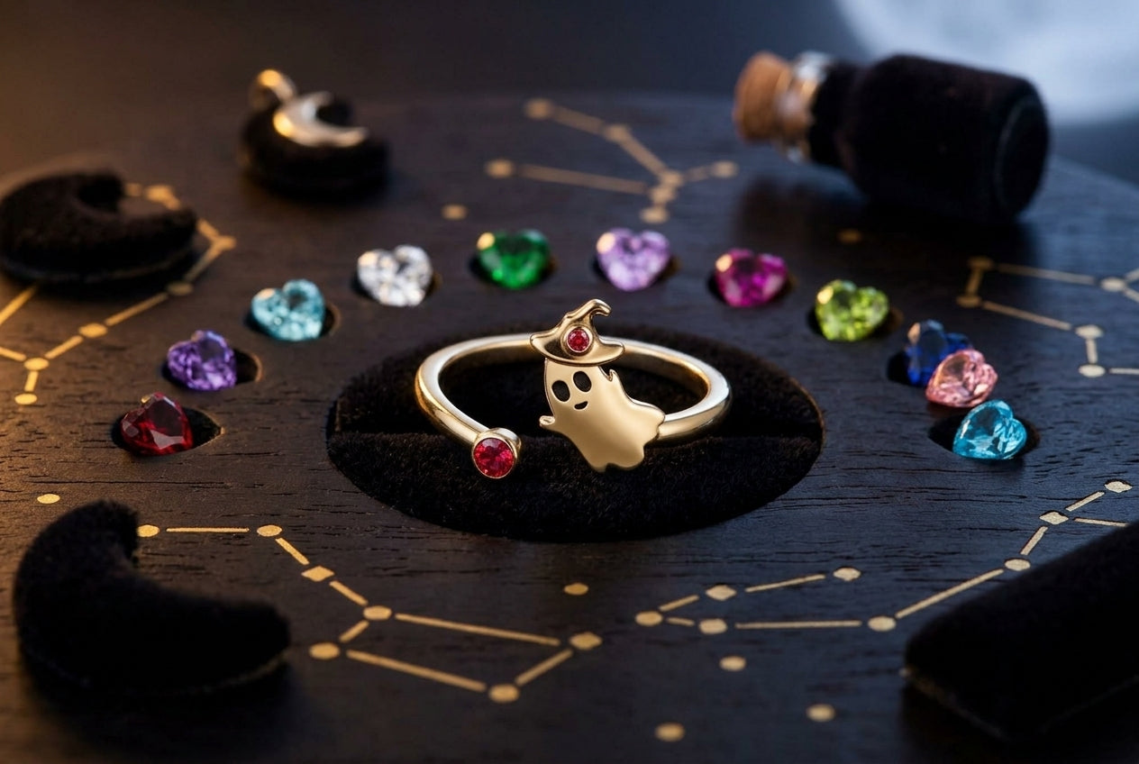 Personalized ghost and witch-hat
