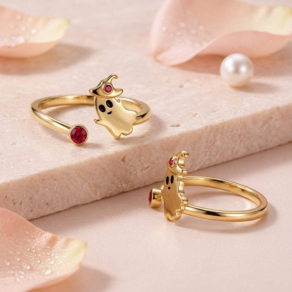 Two personalization positions on ghost ring