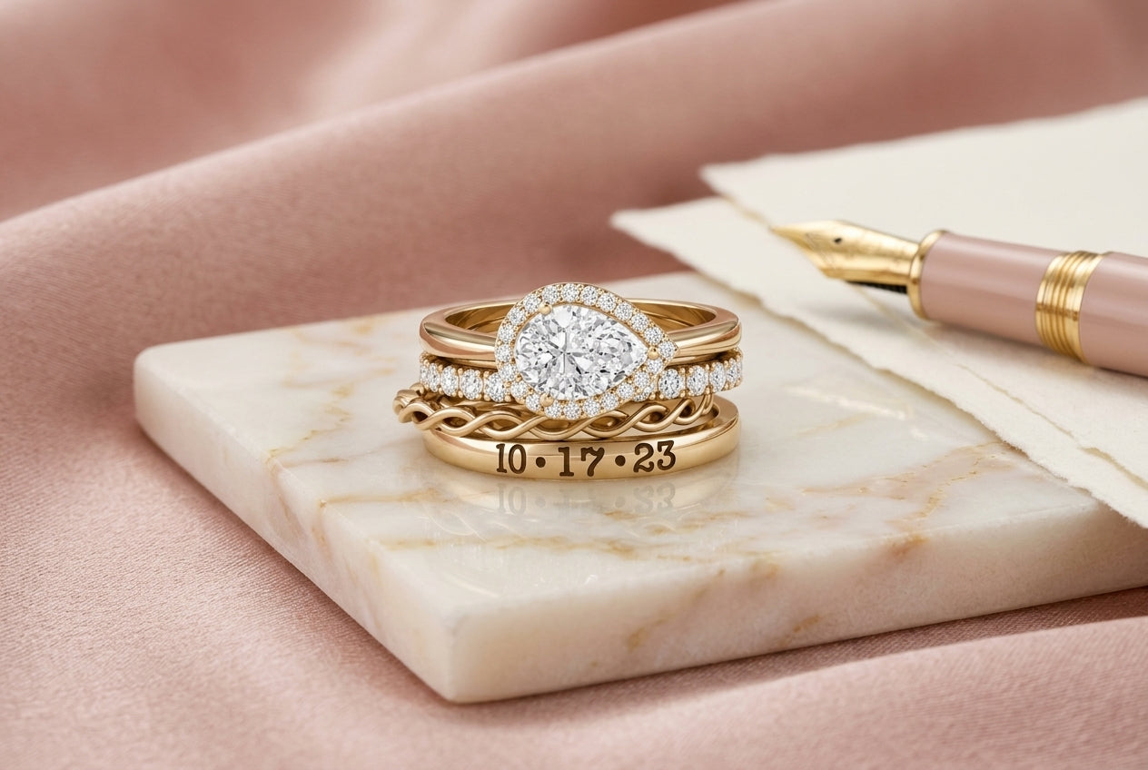 Personalized Anniversary Ring Ideas: Birthstones, Names & Dates — main editorial visual