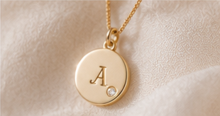 Personalized initial necklace
