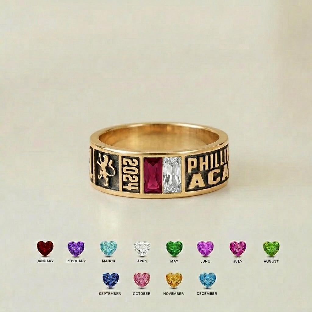 BRS042 college graduation ring