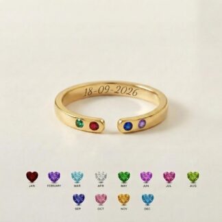 BRS116 open family ring